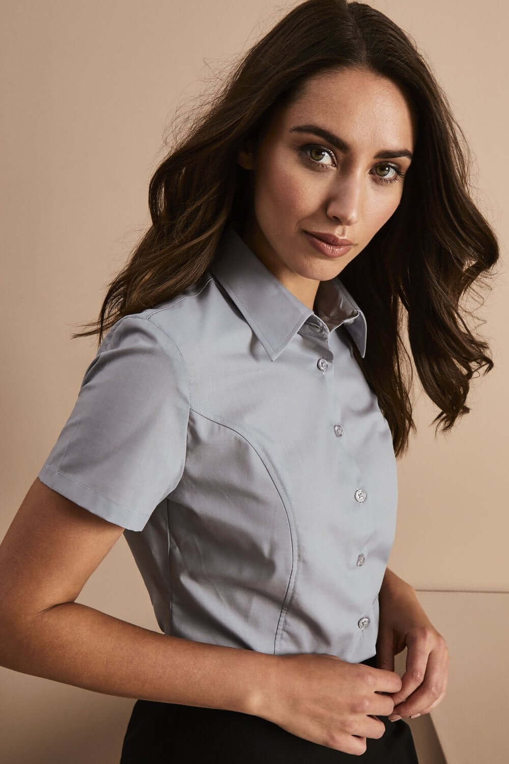 Simon Jersey lühikeste varrukatega pluus naistele - Image 8