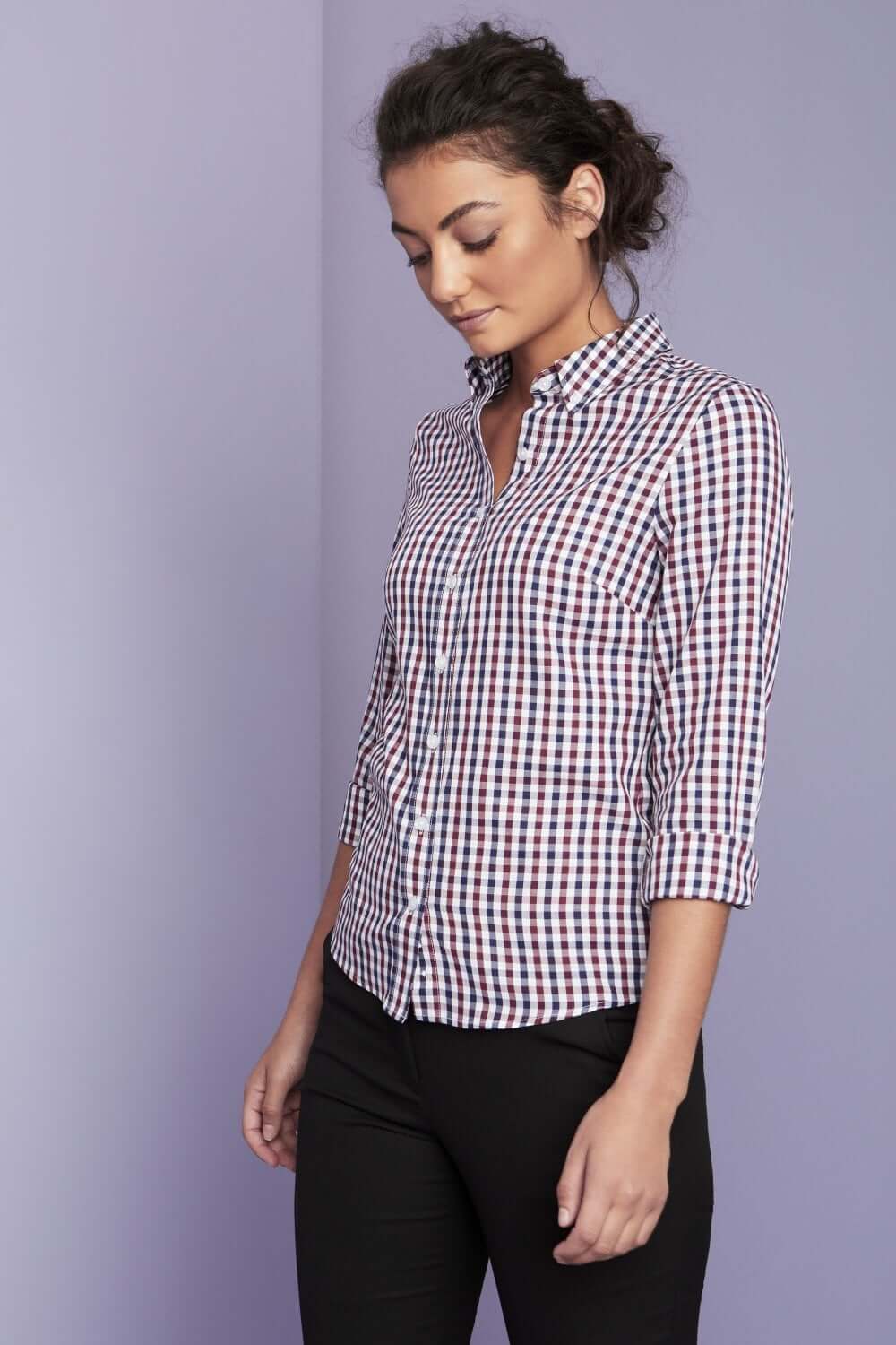 Suurte ruutudega pluus naistele - Image 4