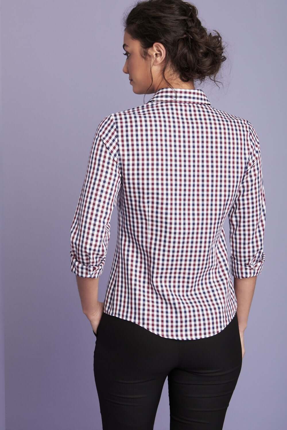 Suurte ruutudega pluus naistele - Image 5