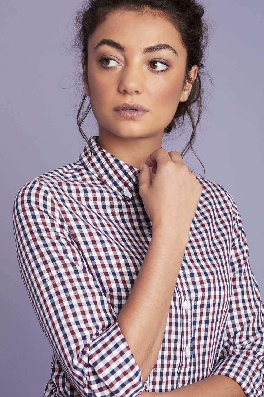 Suurte ruutudega pluus naistele - Image 6