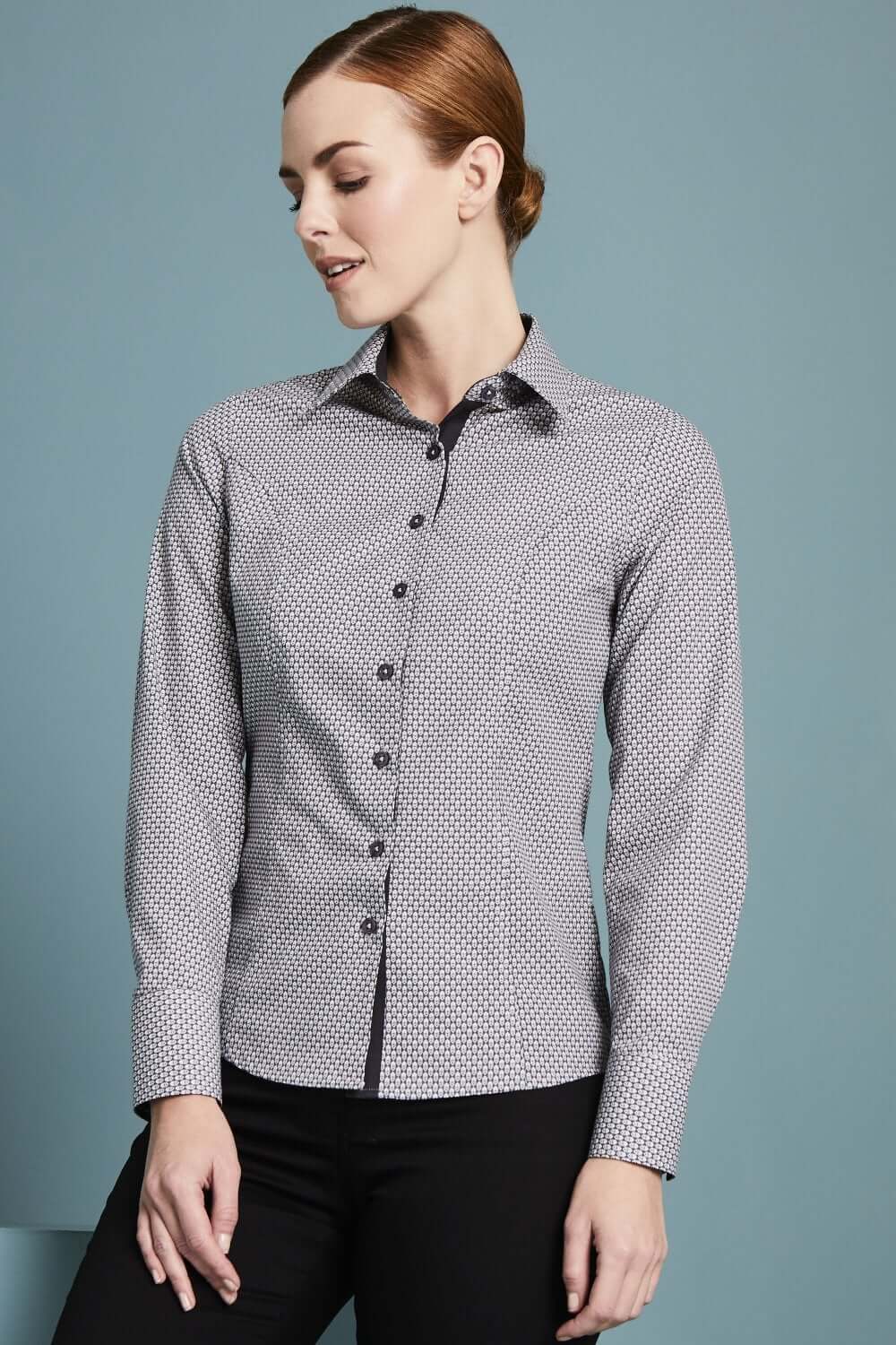 Ladies Patterned Blouse - Image 7