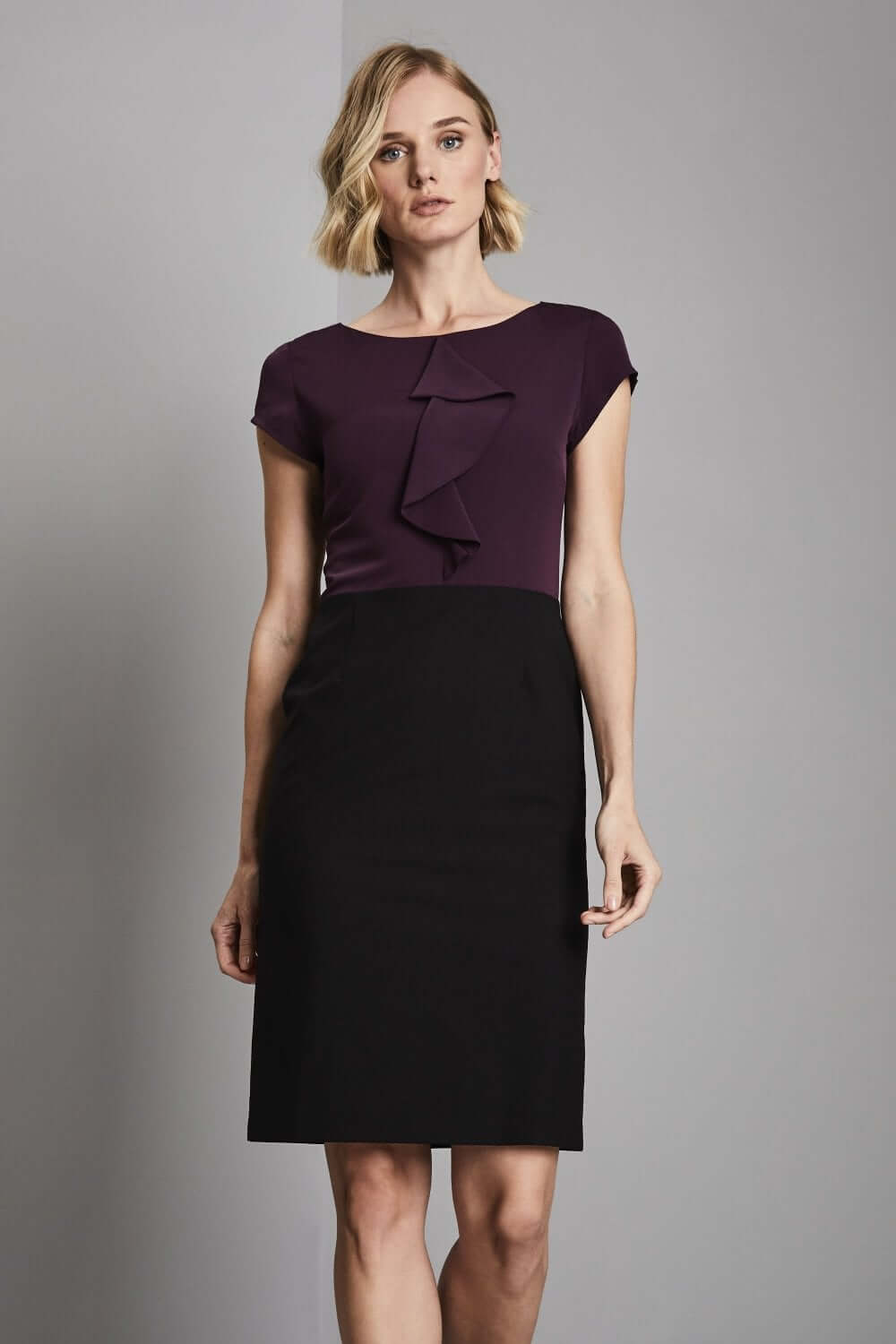 Qualitas siidkrepp ülaosaga kleit - Image 2