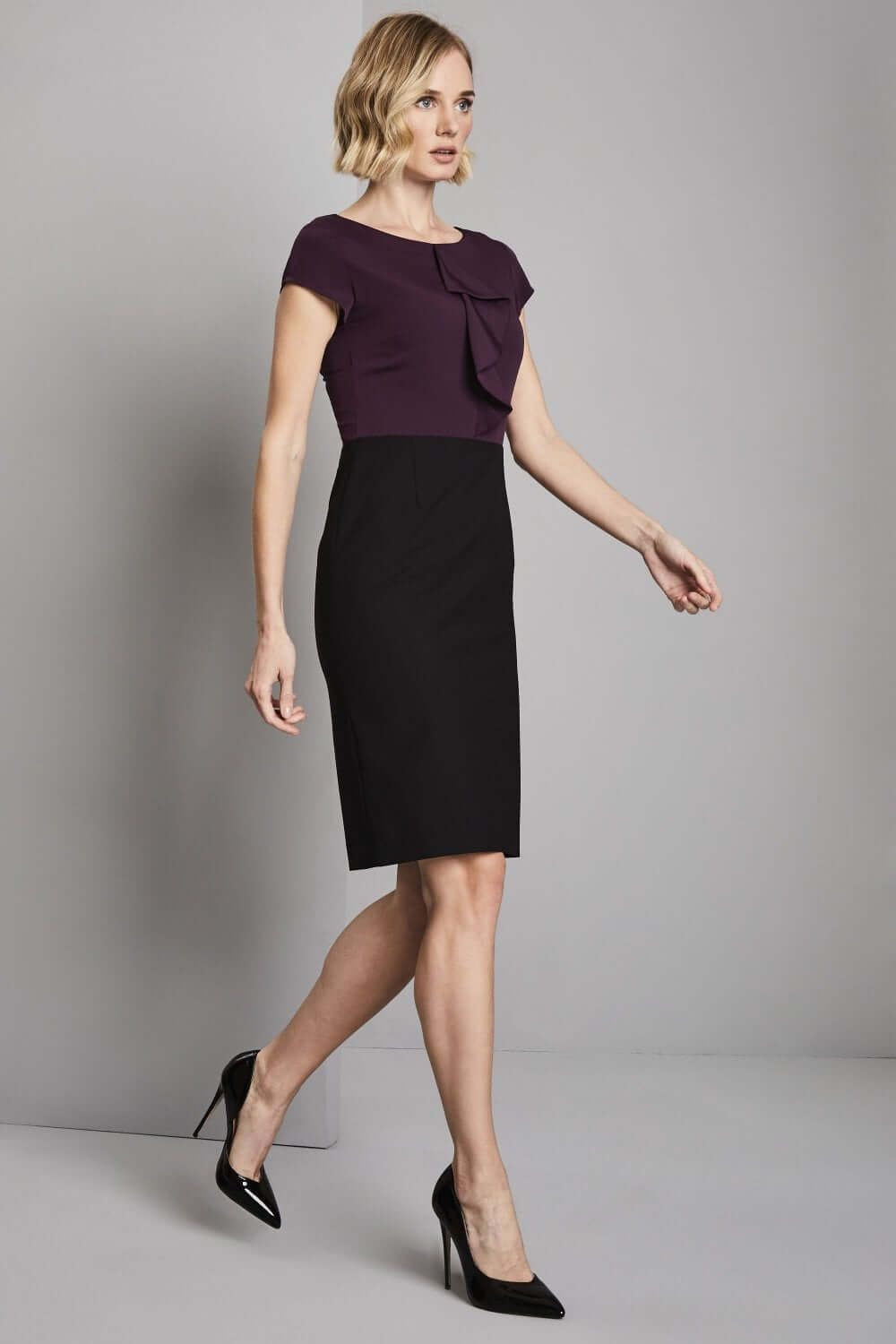 Qualitas siidkrepp ülaosaga kleit - Image 4