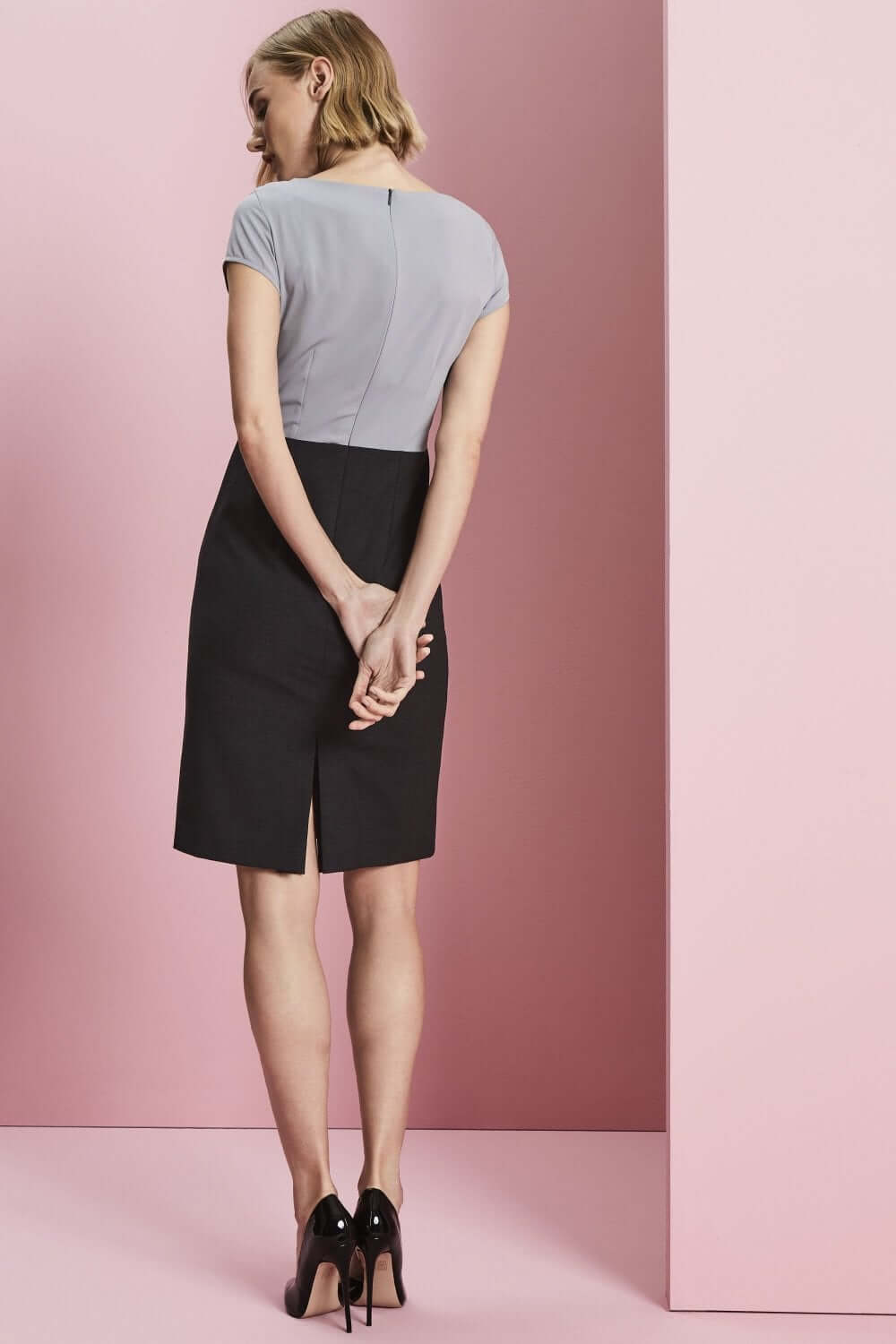 Qualitas siidkrepp ülaosaga kleit - Image 6