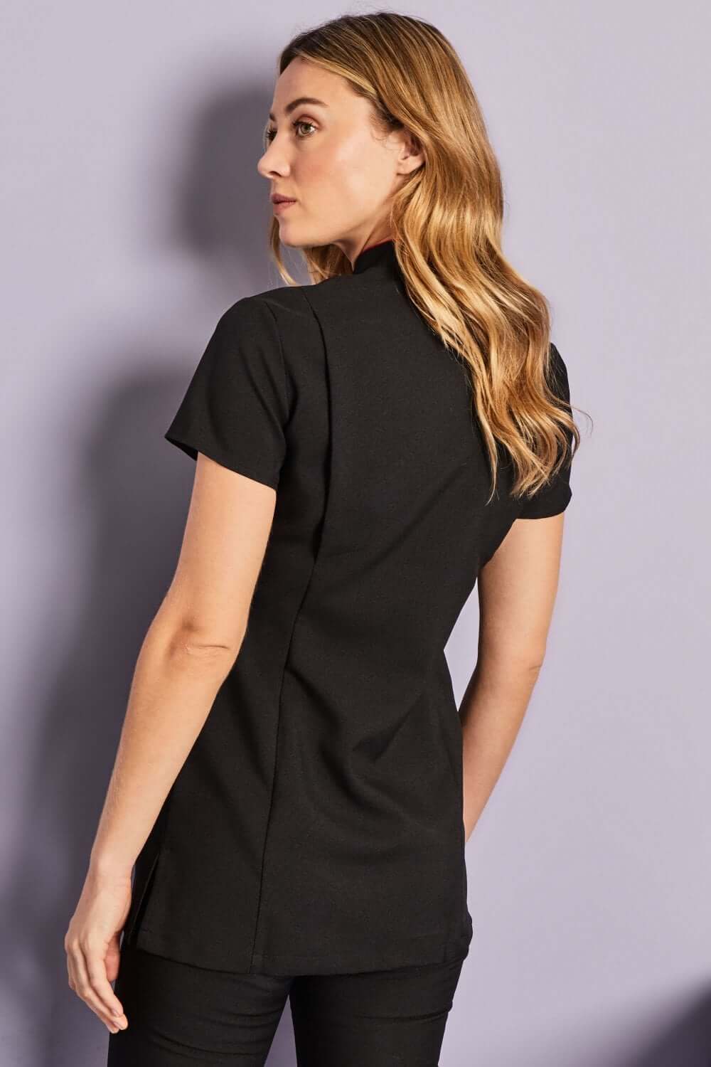 Asümeetriline tuunika värvilise kandiga - Image 11