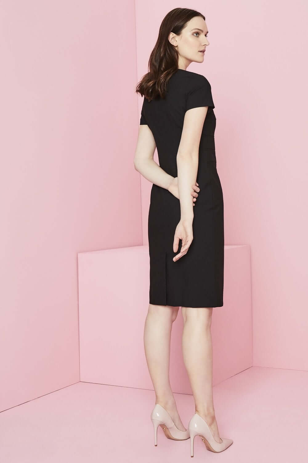 Qualitas sirge-kaelusega kleit - Image 2