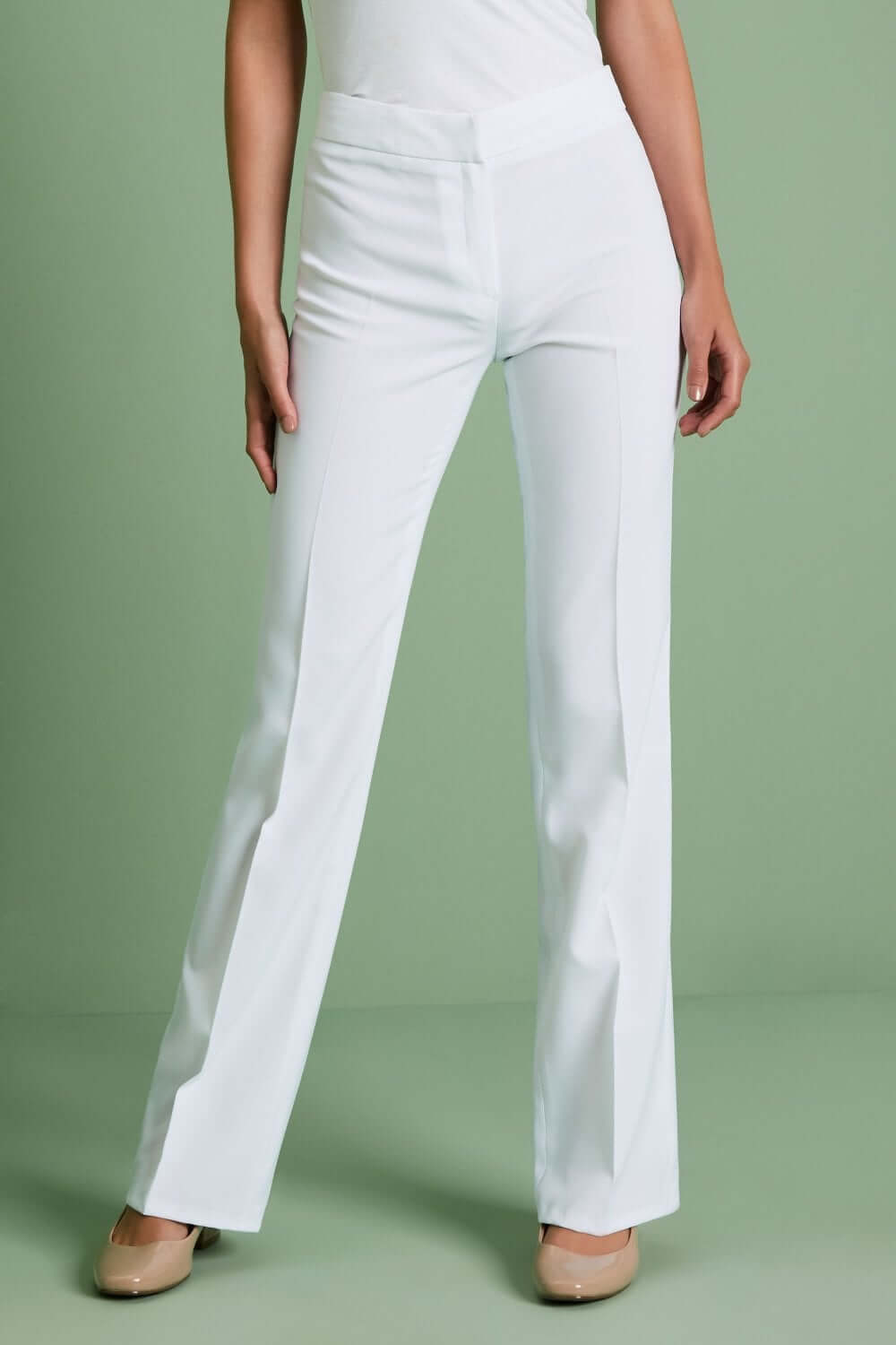 Bootleg püksid naistele, õmblemata alaäärega