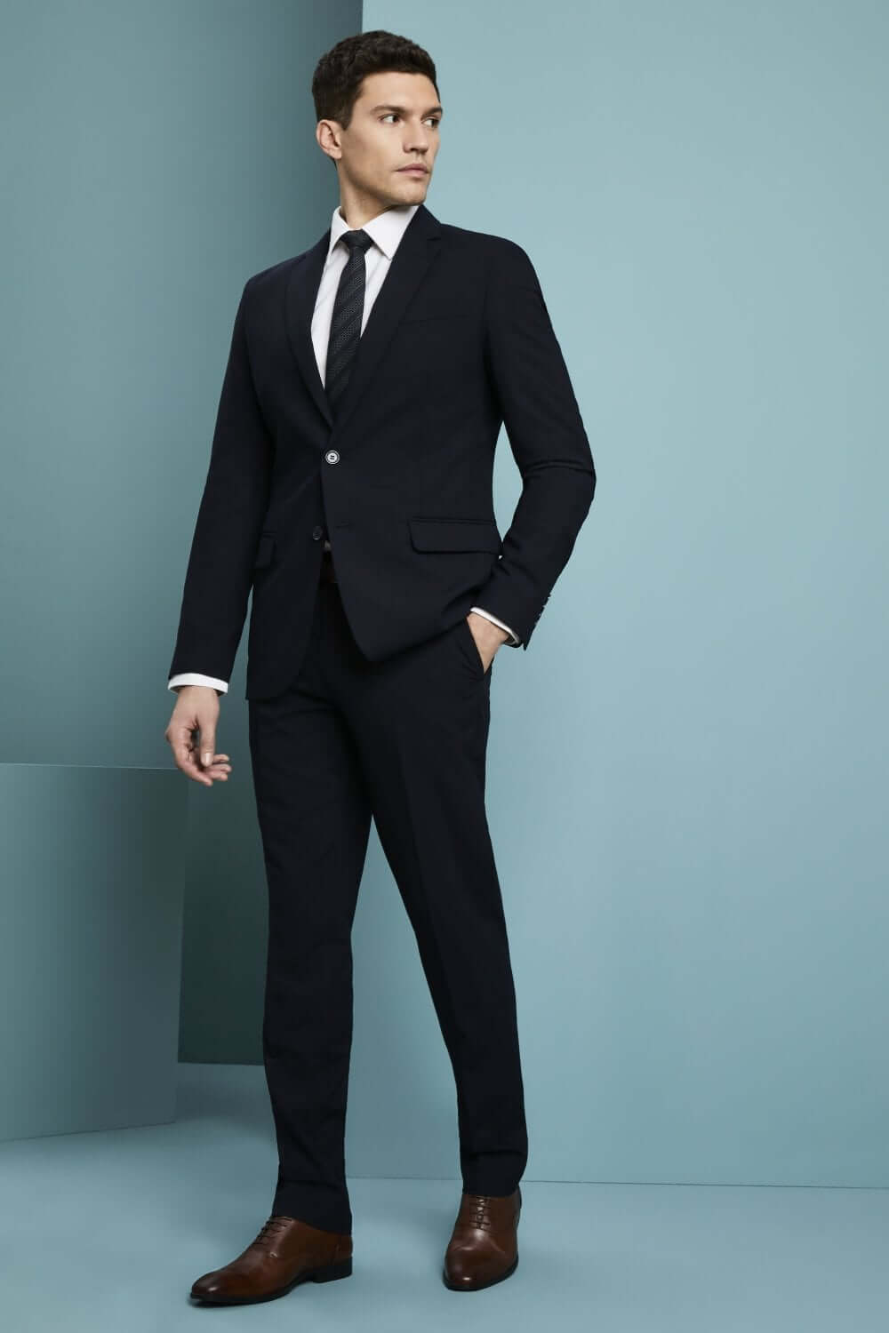 Qualitas Fit kahe nööbiga pintsak meestele - Image 7