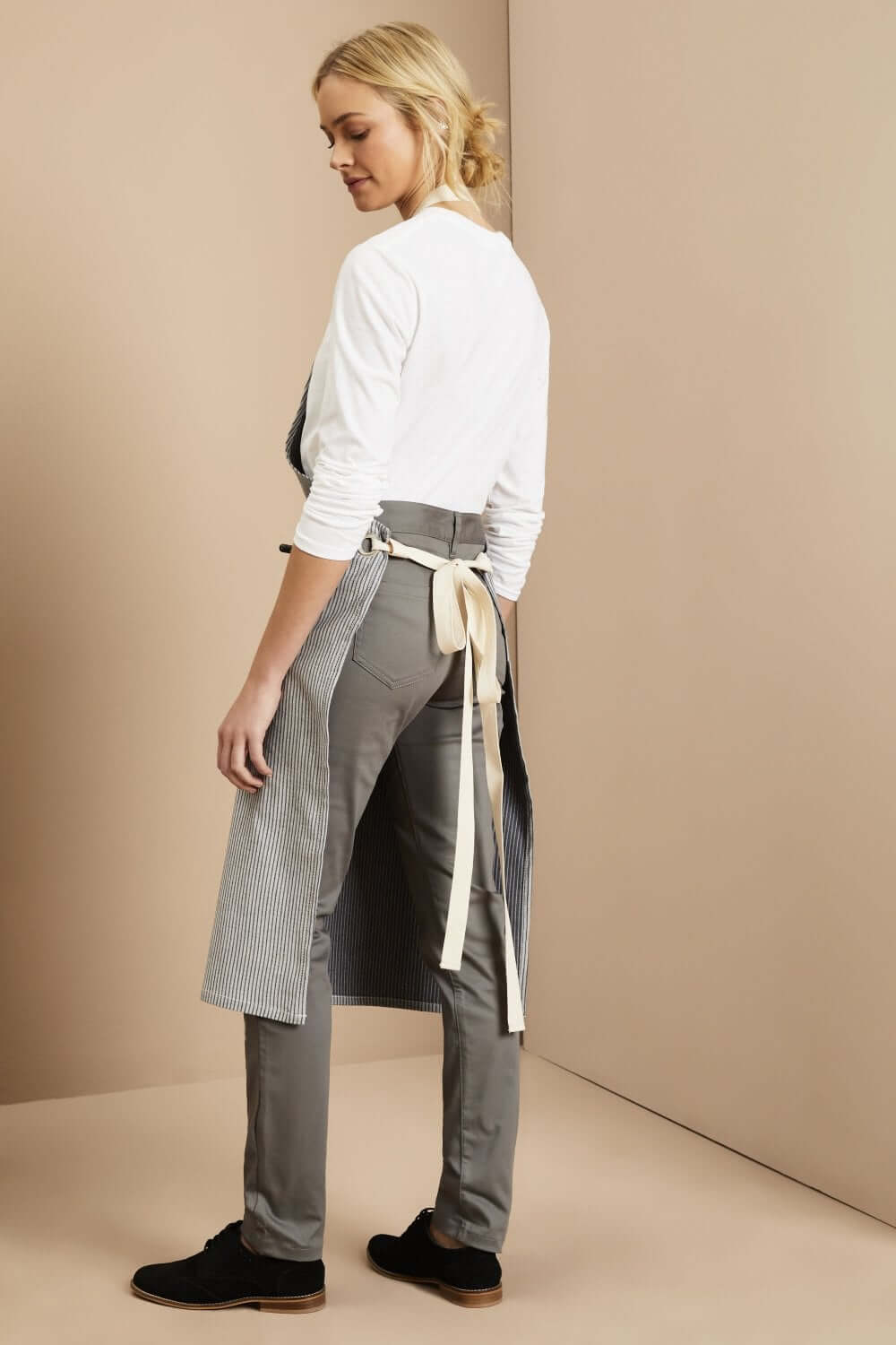 Denim triibuline põll ülaosaga - Image 5