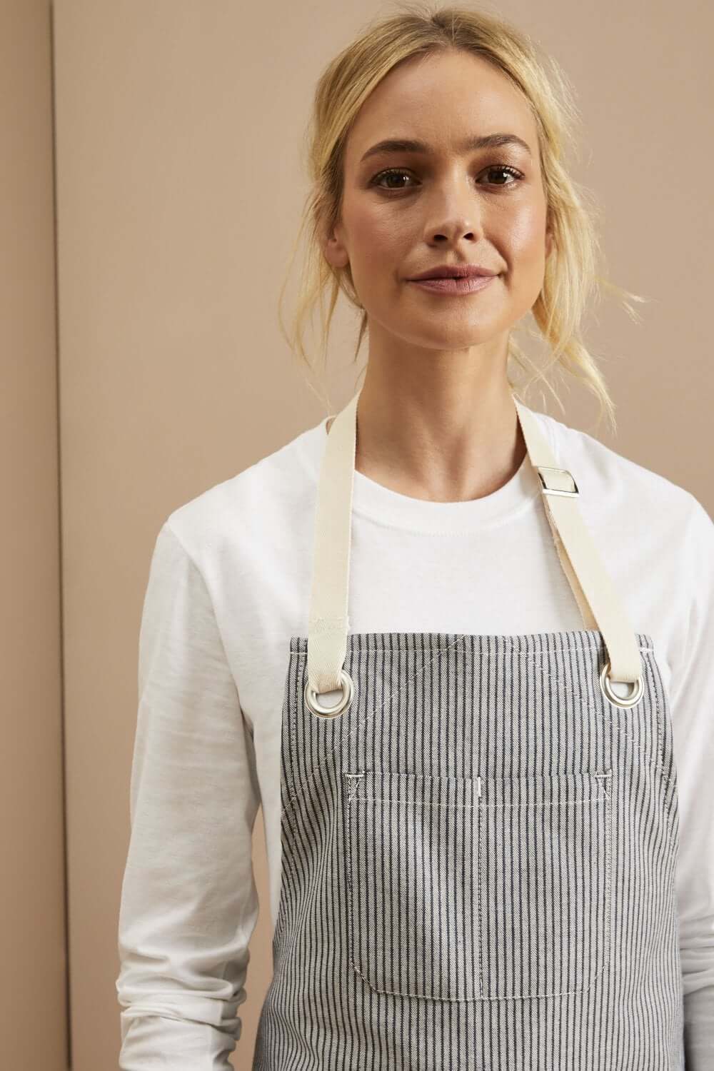 Denim triibuline põll ülaosaga - Image 6