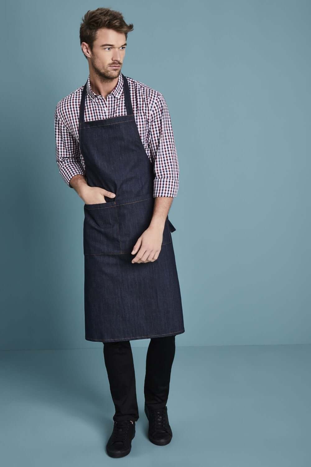 Denim pikk põll ülaosaga