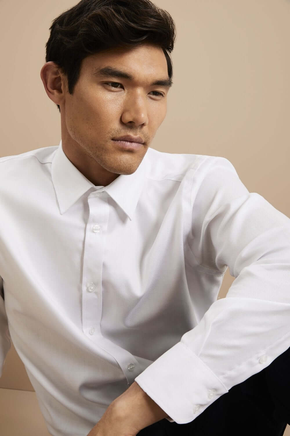 Prestige Herringbone 100% puuvillane särk meestele - Image 4