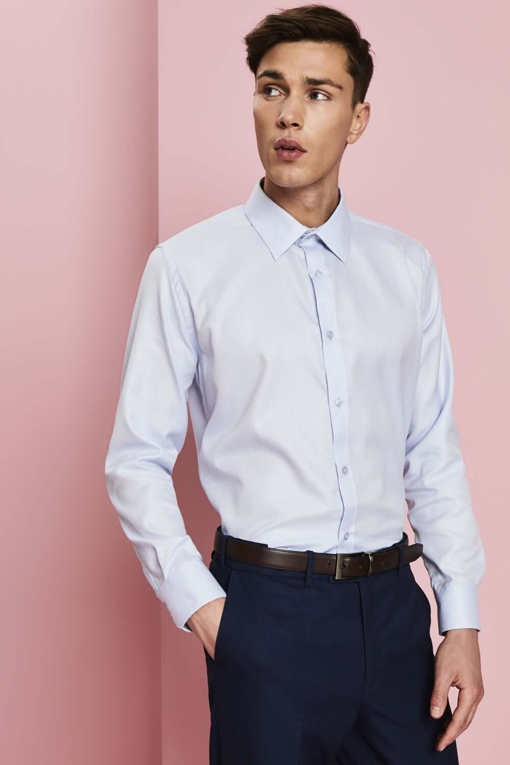 Prestige Herringbone 100% puuvillane särk meestele