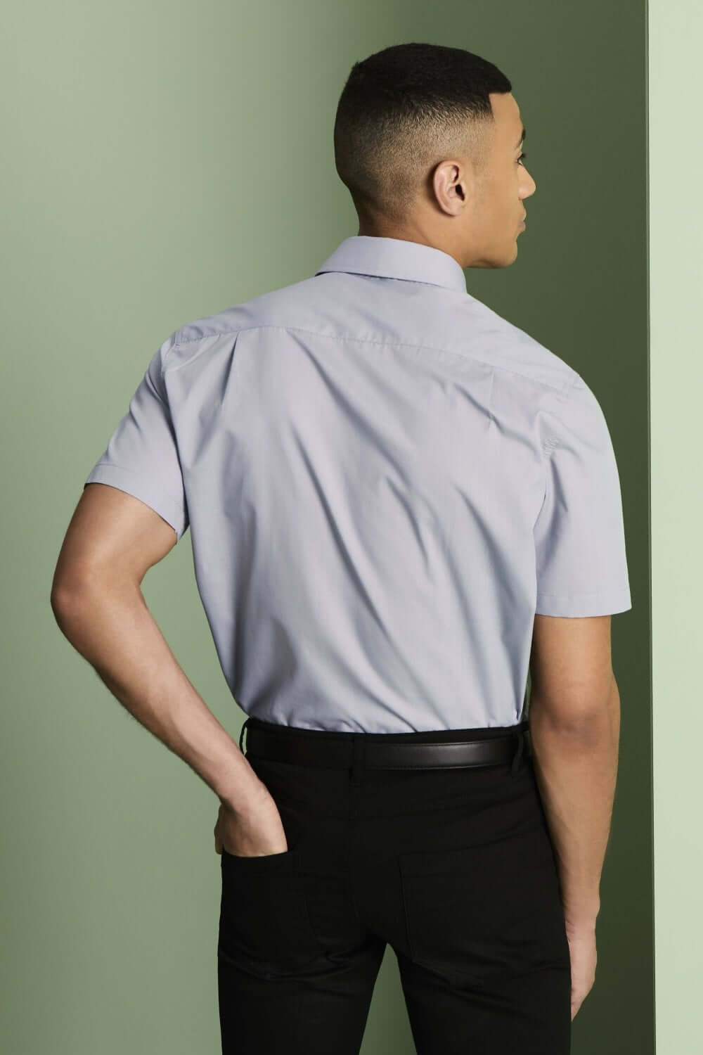 Simon Jersey lühikeste varrukatega särk meestele - Image 9