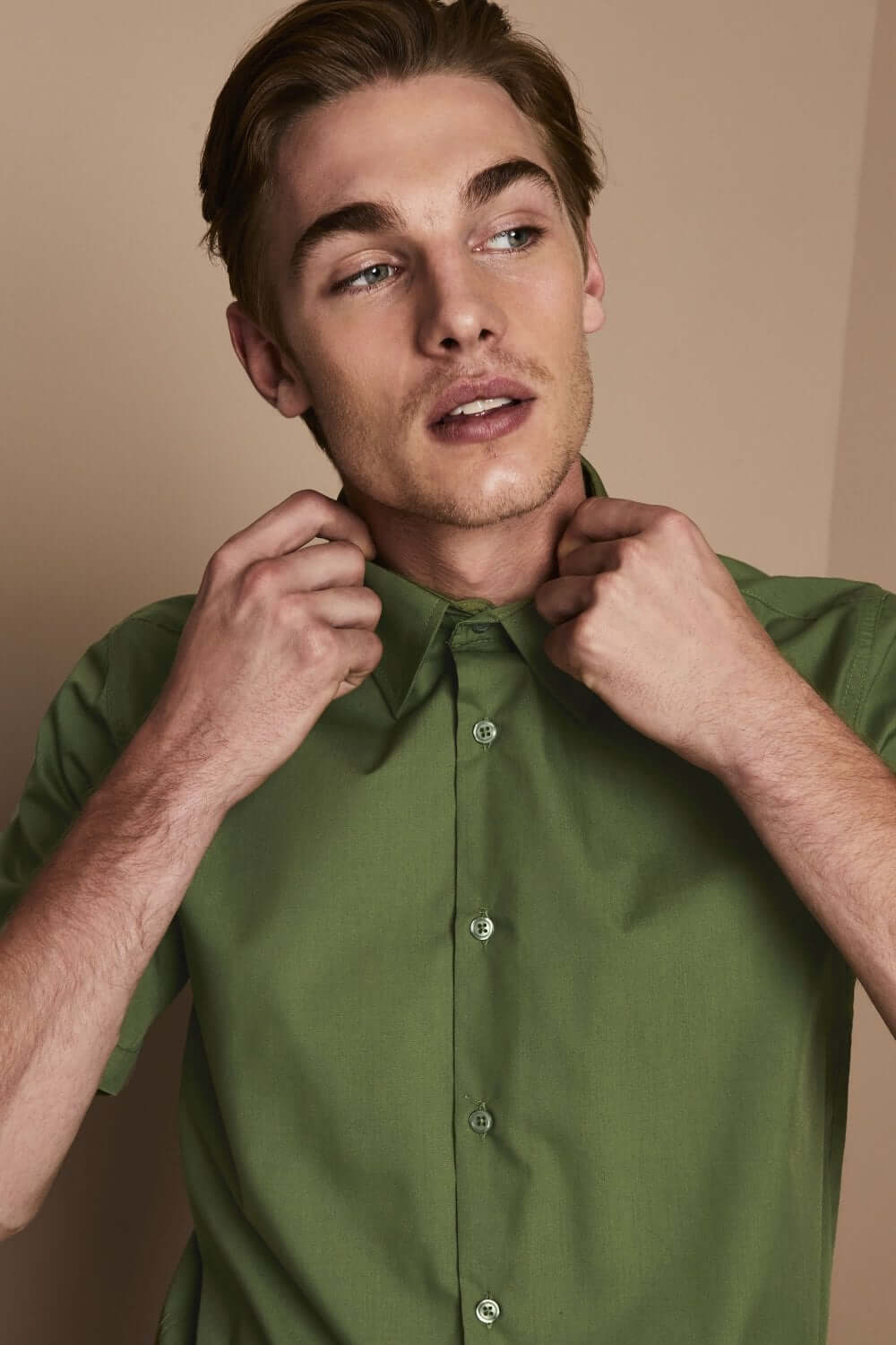 Simon Jersey lühikeste varrukatega särk meestele - Image 11