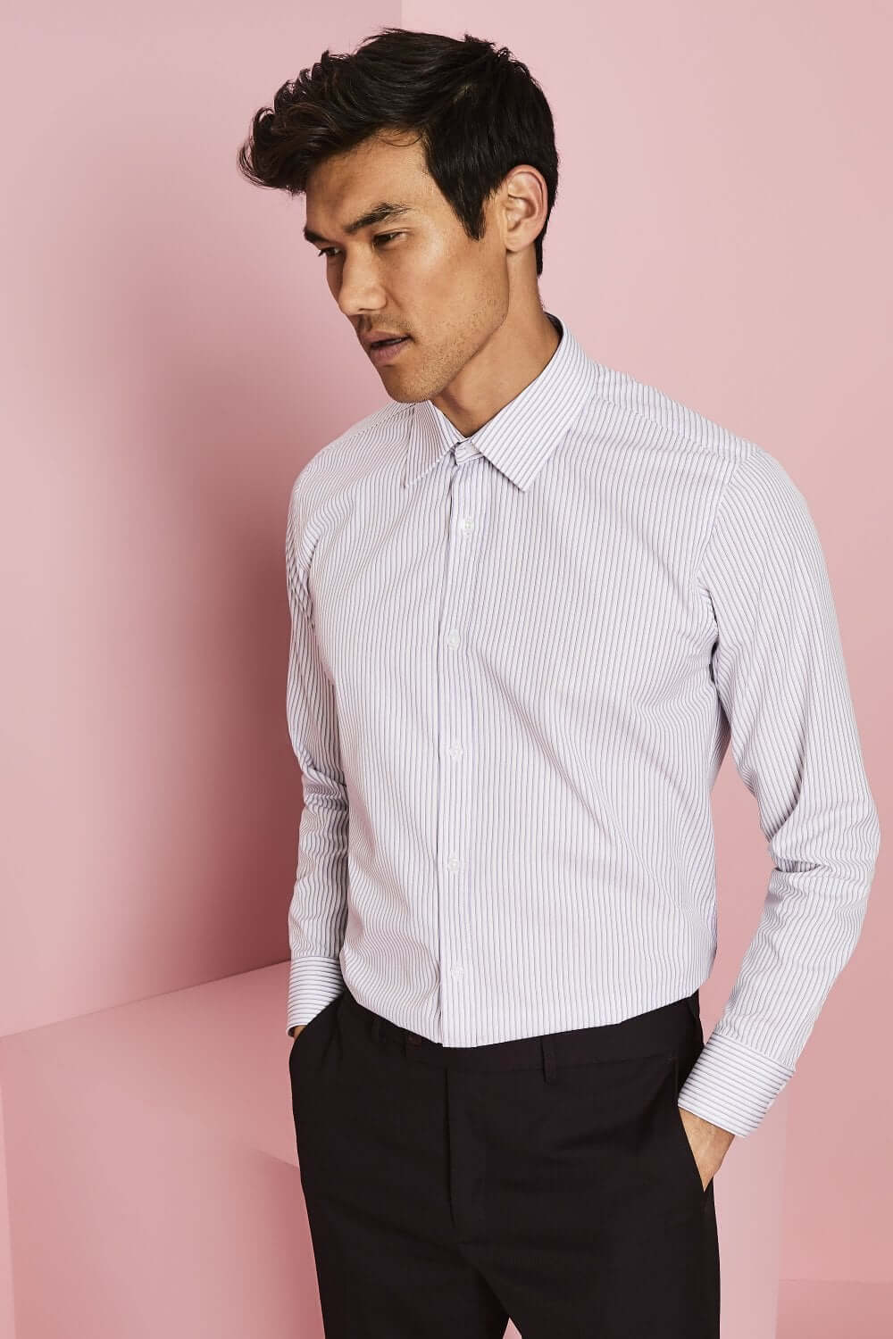 Klassikaline triibuline triiksärk meestele