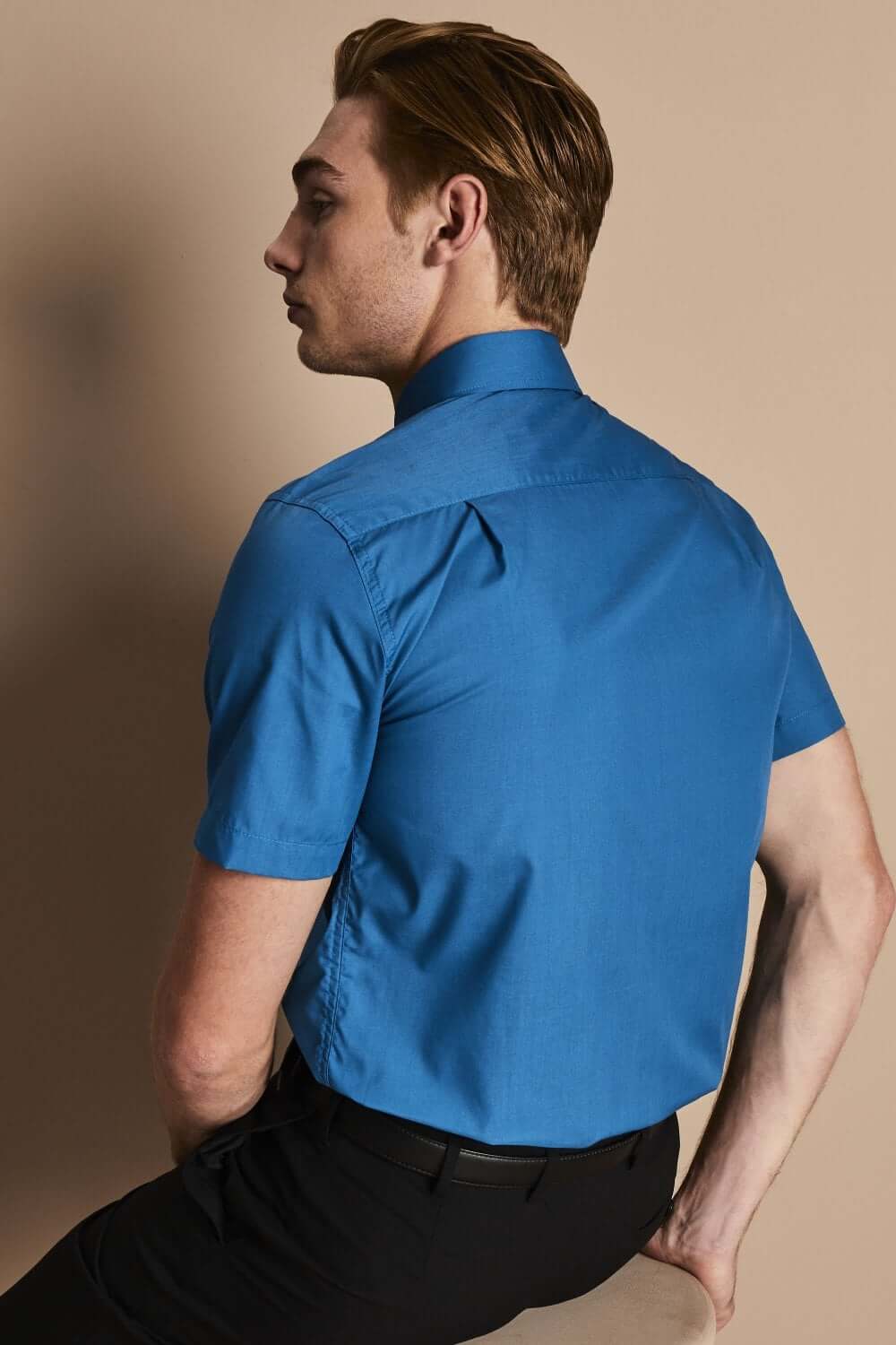 Simon Jersey lühikeste varrukatega särk meestele - Image 3