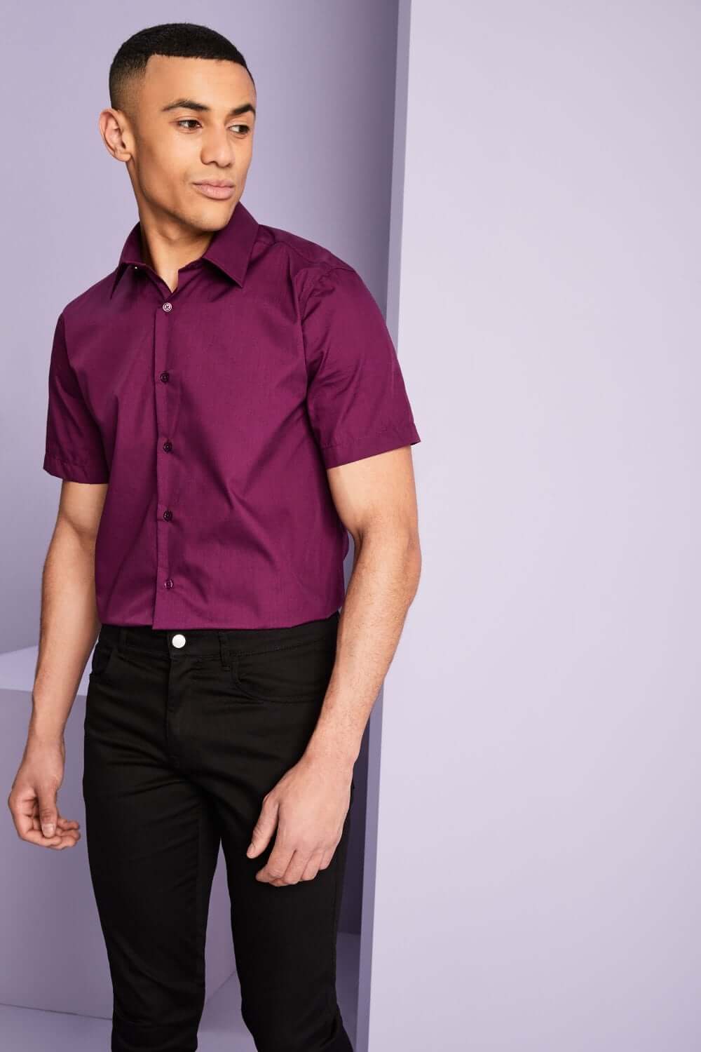 Simon Jersey lühikeste varrukatega särk meestele - Image 7