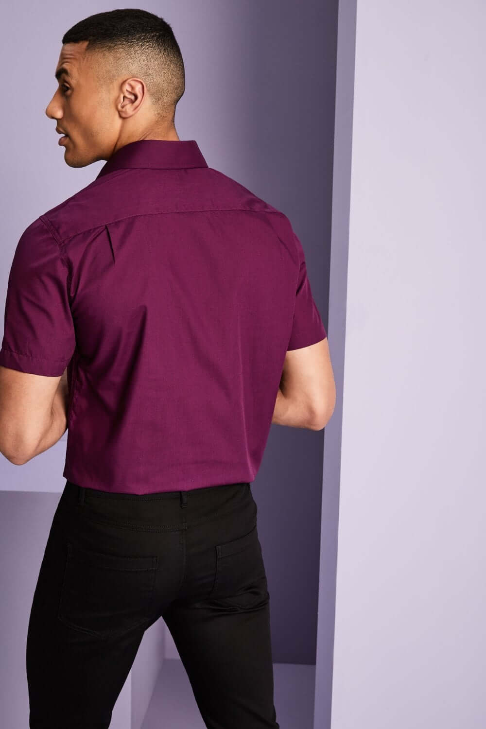 Simon Jersey lühikeste varrukatega särk meestele - Image 6