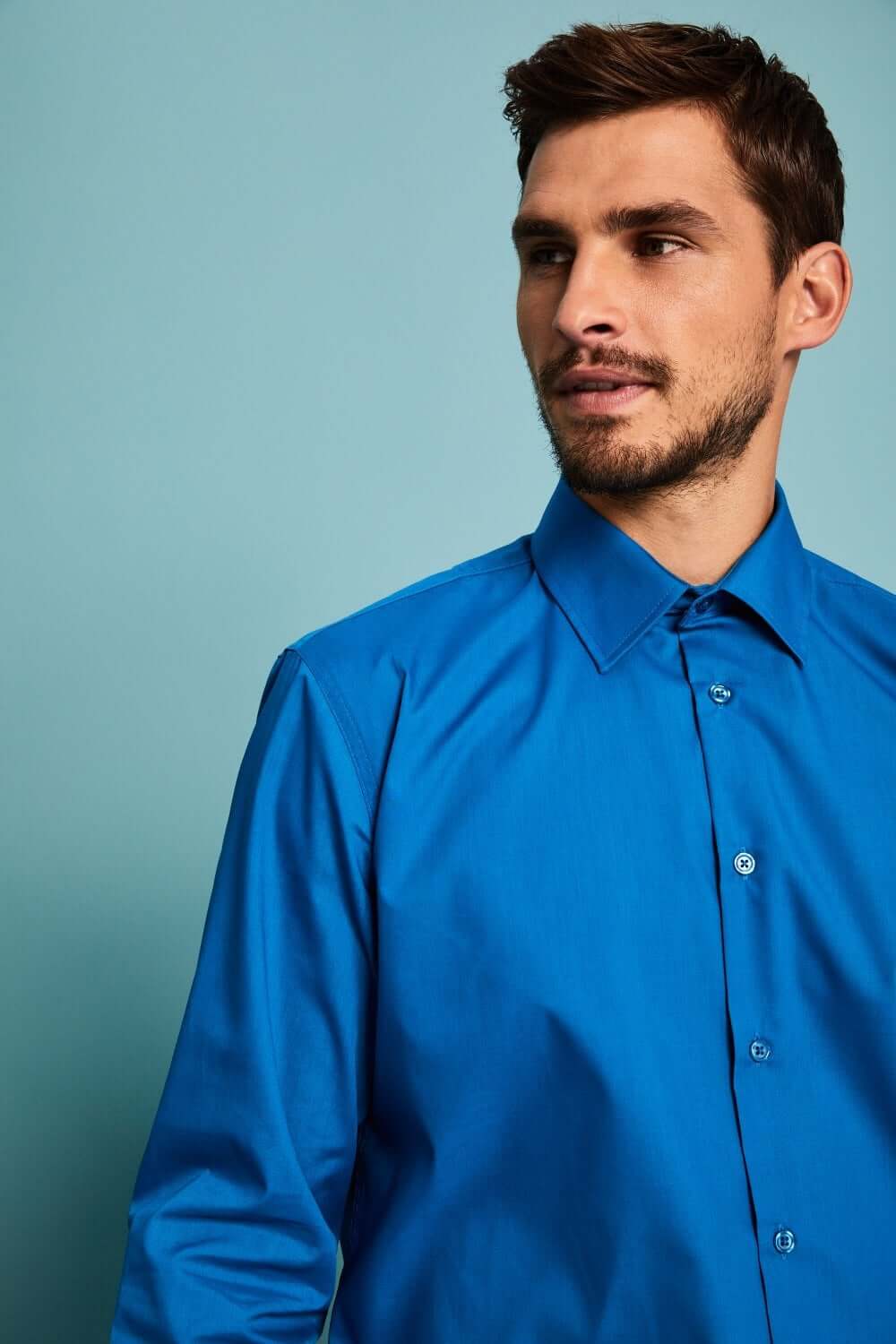 Simon Jersey pikkade varrukatega särk meestele - Image 3