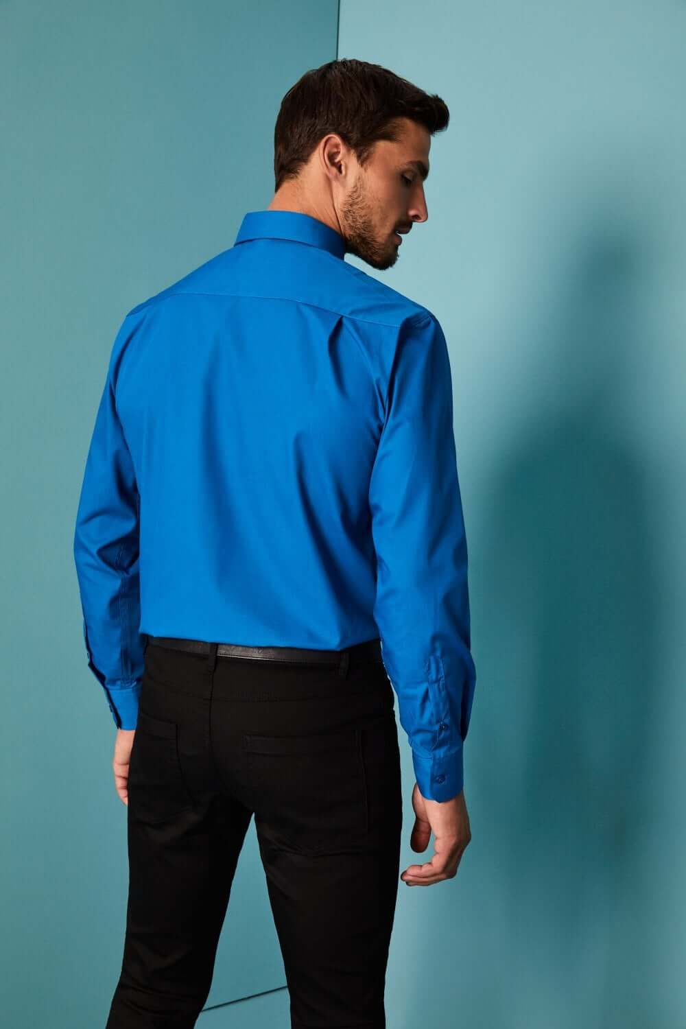 Simon Jersey pikkade varrukatega särk meestele - Image 2