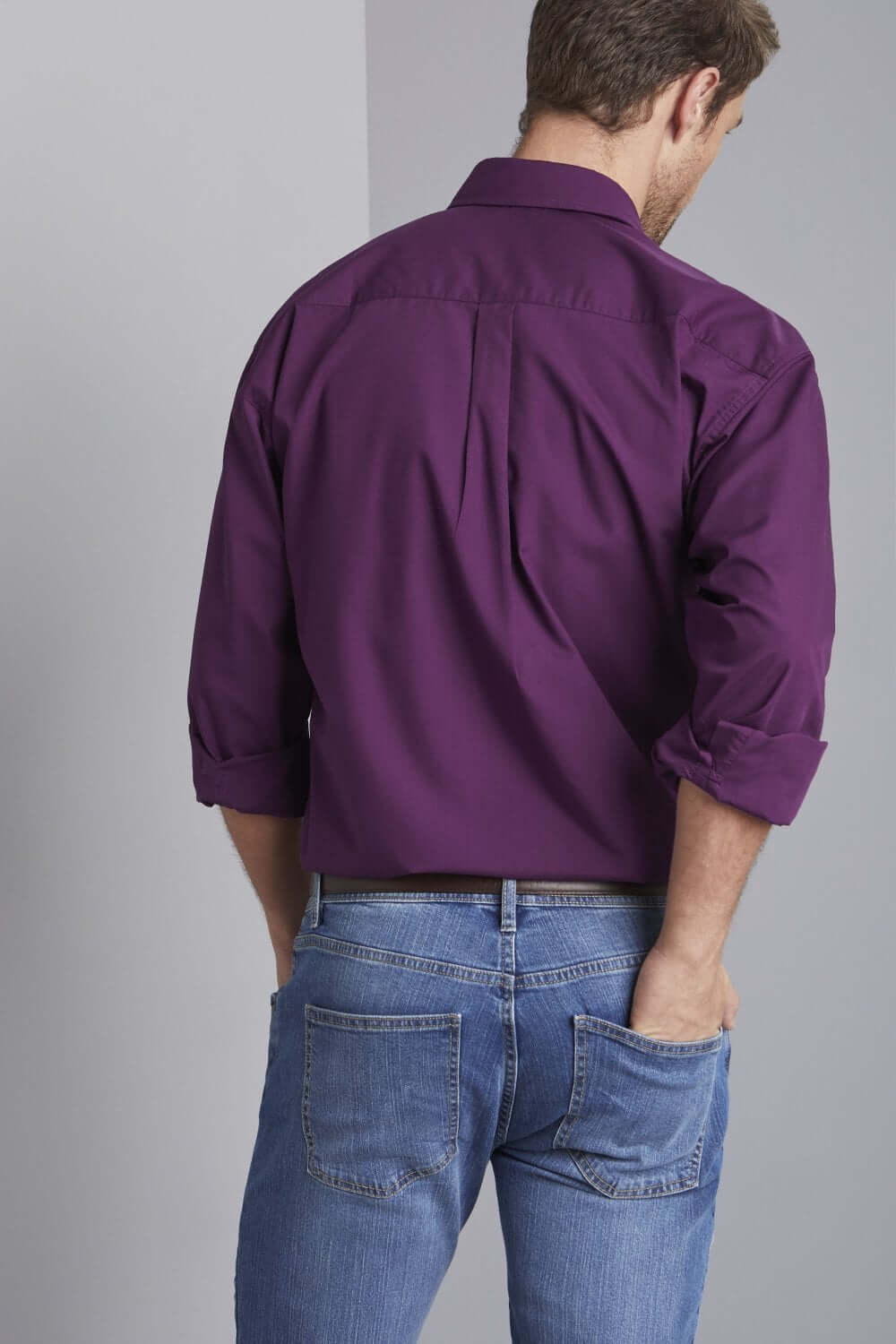 Simon Jersey pikkade varrukatega särk meestele - Image 5