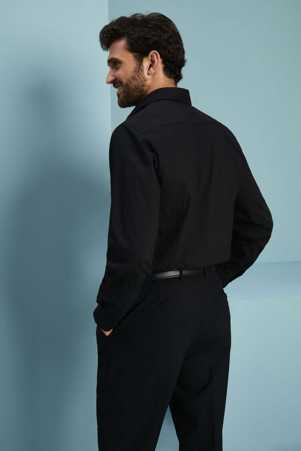 Stretš fit pikkade varrukatega meeste särk - Image 10