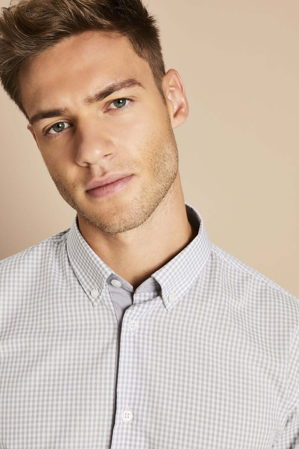 Simon Jersey ruuduline särk meestele - Image 10