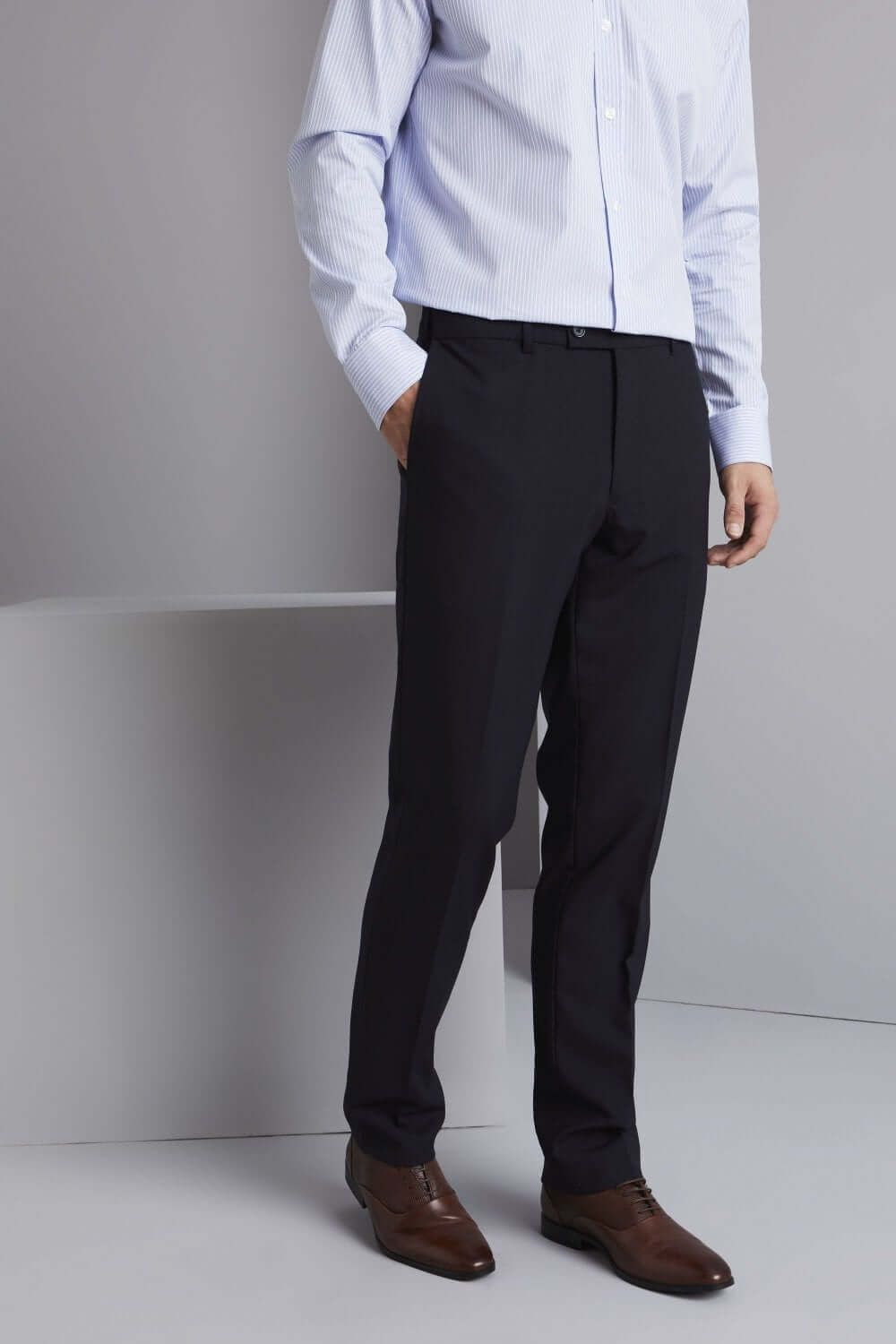 Men’s Qualitas Modern Flat Front Trouser