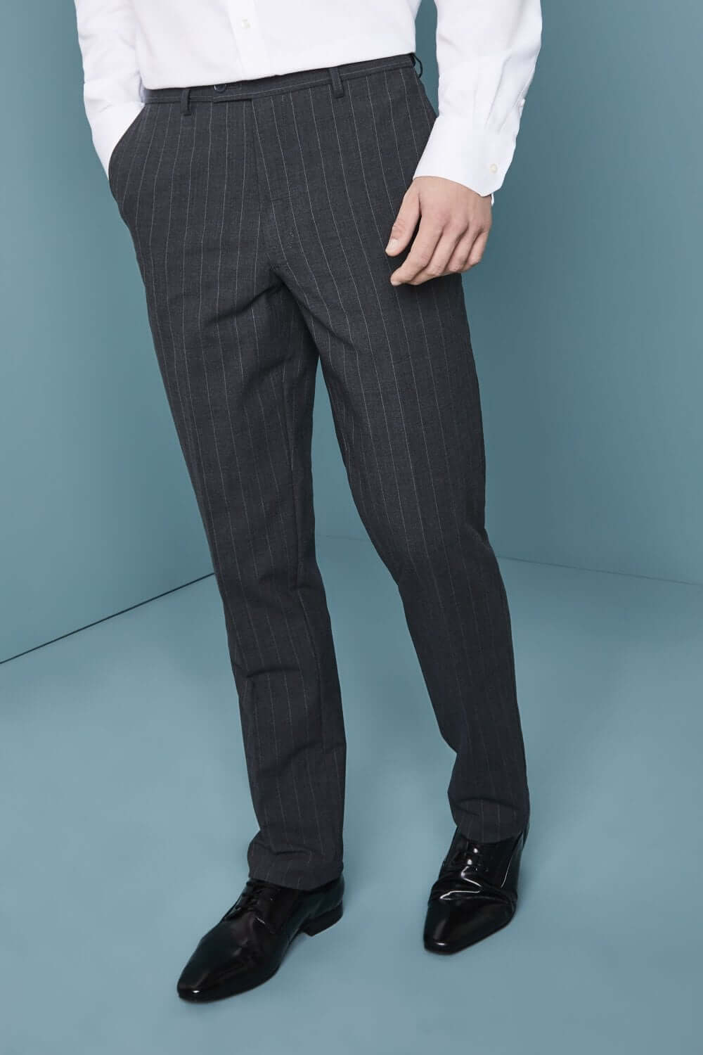 Qualitas Modern Fit Front Pleat Trouser