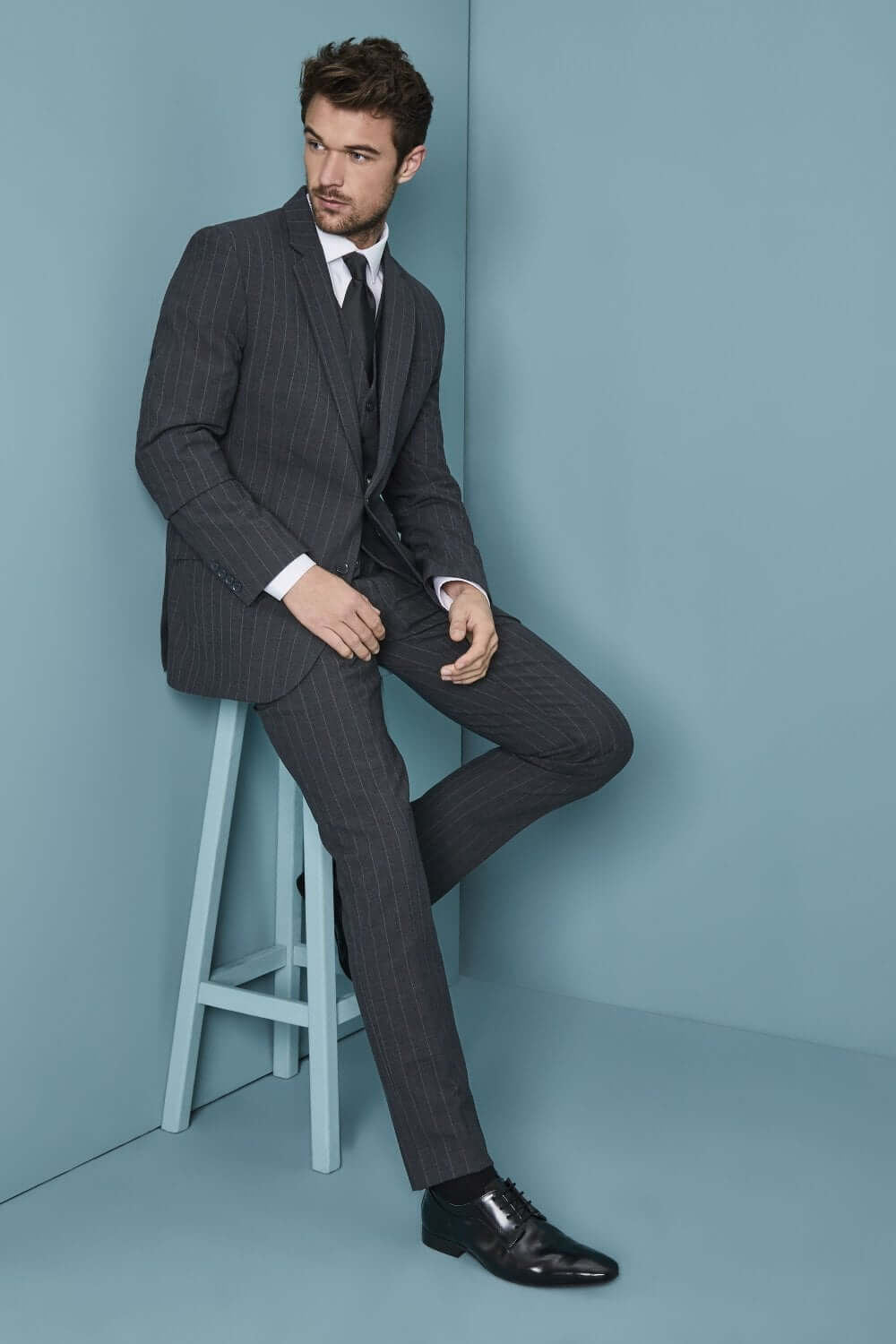 Qualitas Modern Fit Front Pleat Trouser - Image 5