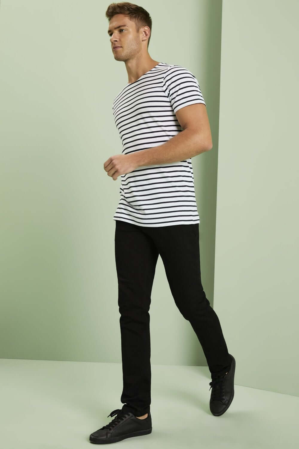 Max Slim mustad teksapüksid meestele - Image 3