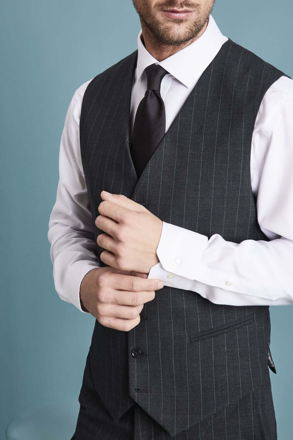 Qualitas triibuline vest meestele - Image 5