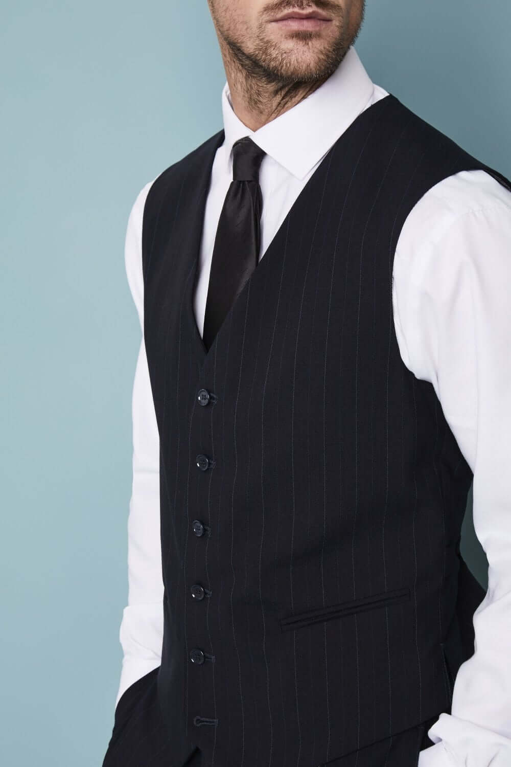 Qualitas triibuline vest meestele - Image 4