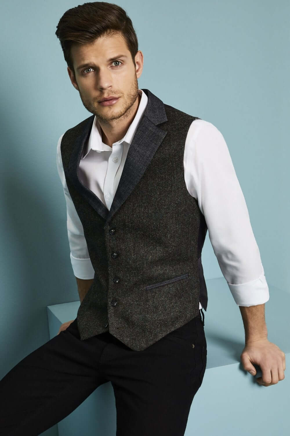 Villane tviid vest meestele