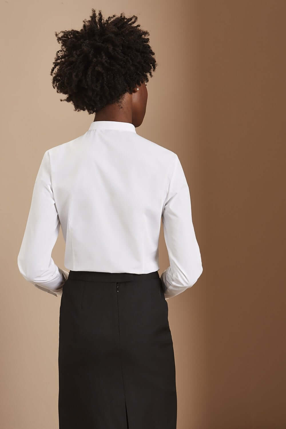 Mandarin krae ja pikkade varrukatega pluus naistele - Image 5