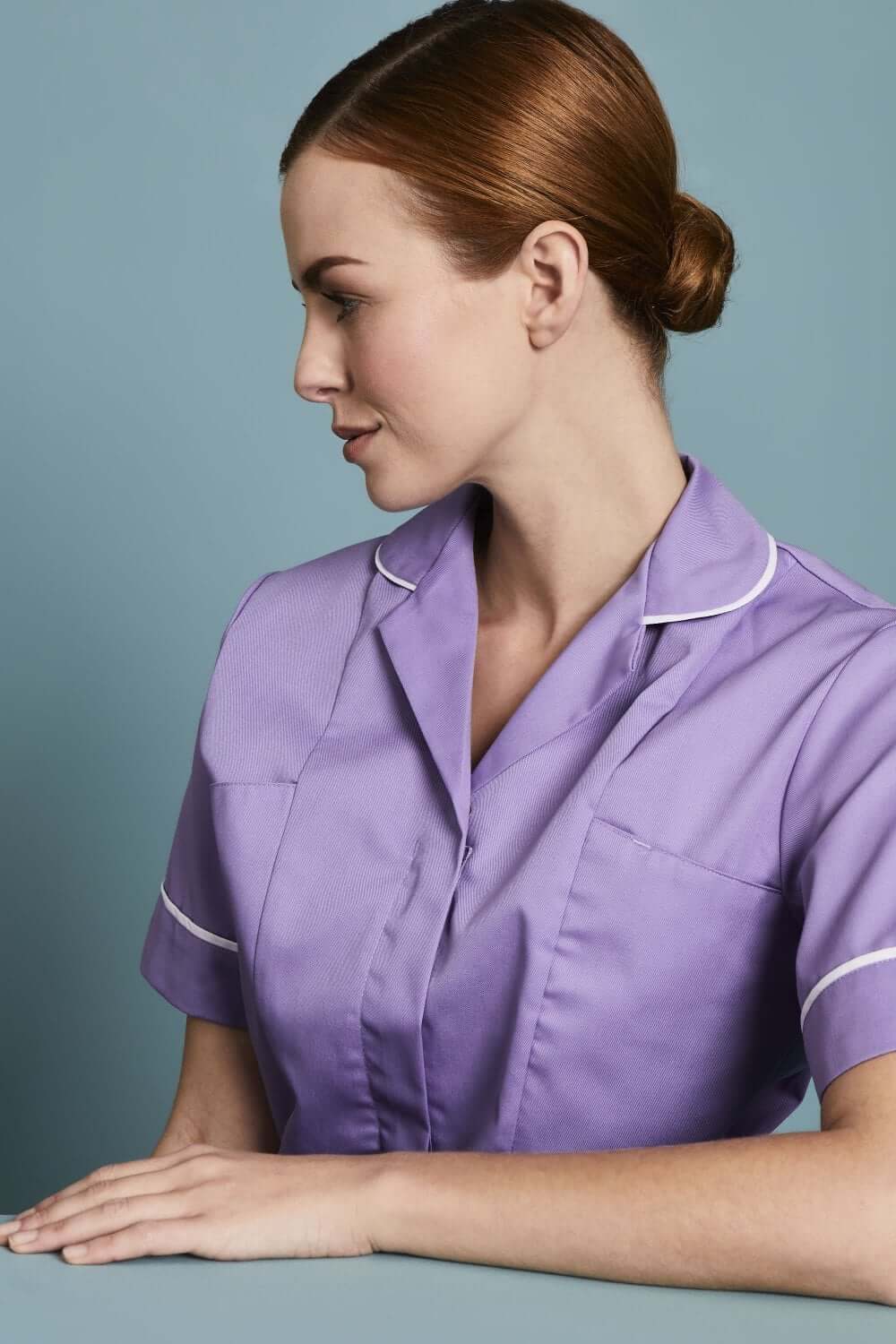 Klassikaline valge kandiga meditsiinituunika - Image 3