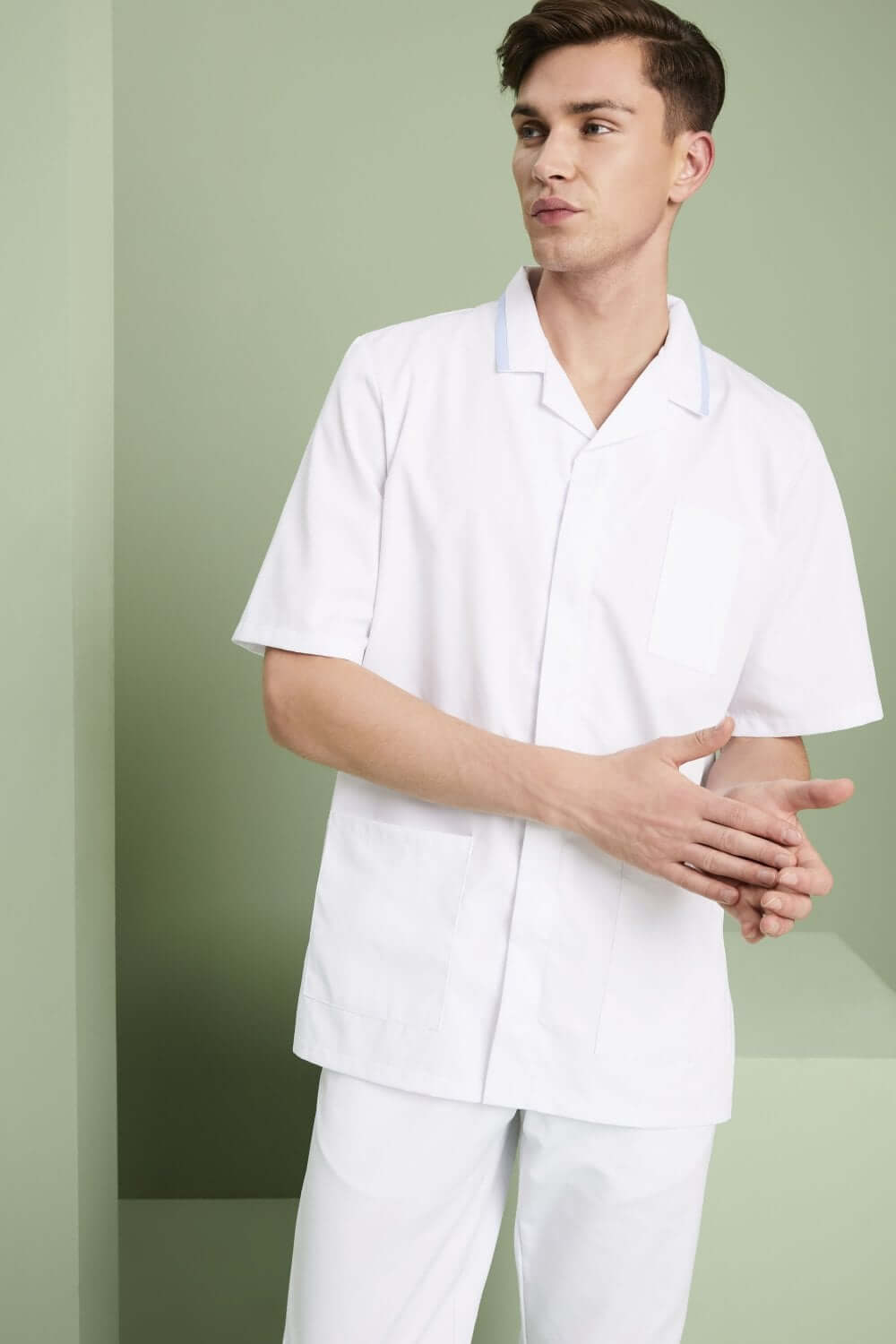 Klassikaline valge meditsiinijakk - Image 2