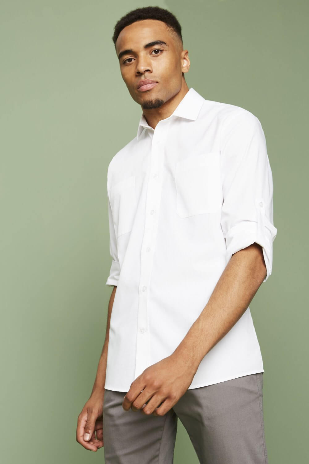 Roll up varrukatega särk meestele