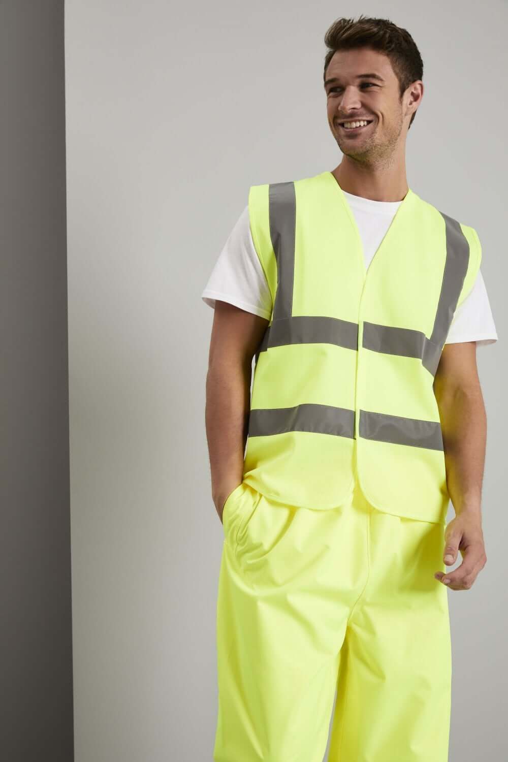Yellow High Visibility Waistcoat