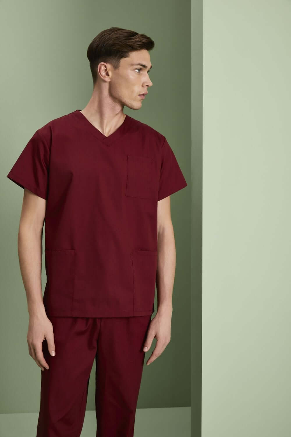 Meditsiinituunika Scrub Unisex õhukesest materjalist