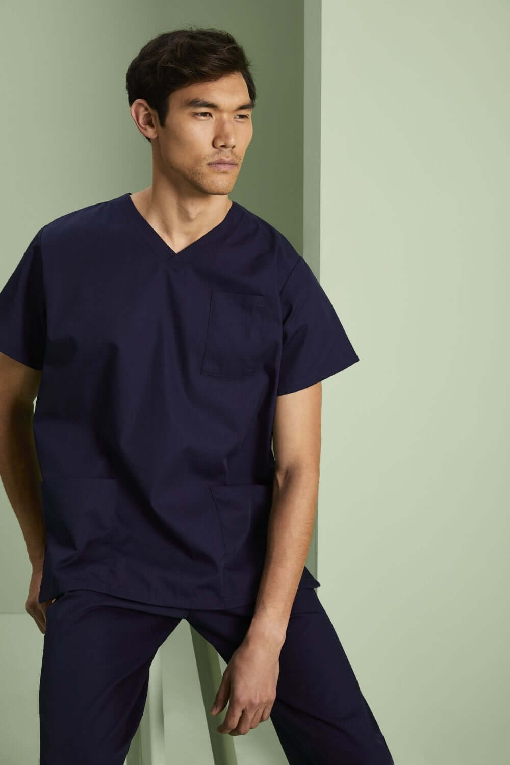 Meditsiinituunika Scrub Unisex õhukesest materjalist - Image 11