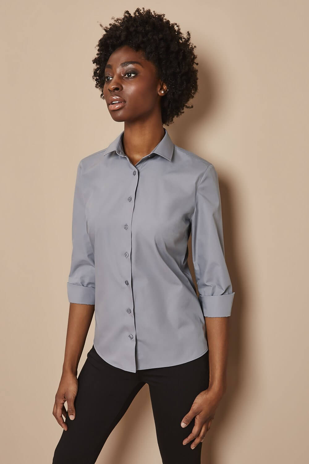 Naiste pikkade varrukatega fit või regular pluus - Image 8