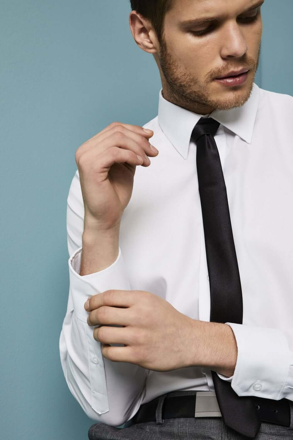 Non-iron 100% puuvillane "Slim-Fit" särk meestele - Image 3