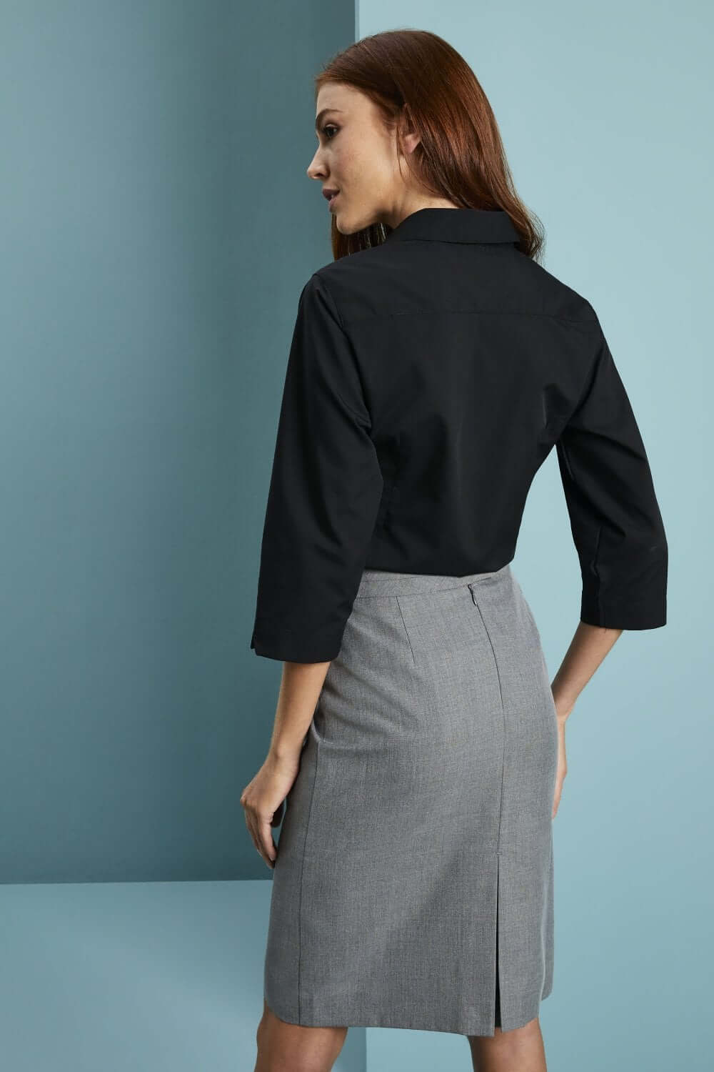 Kolmveerand varrukatega must pluus naistele - Image 2