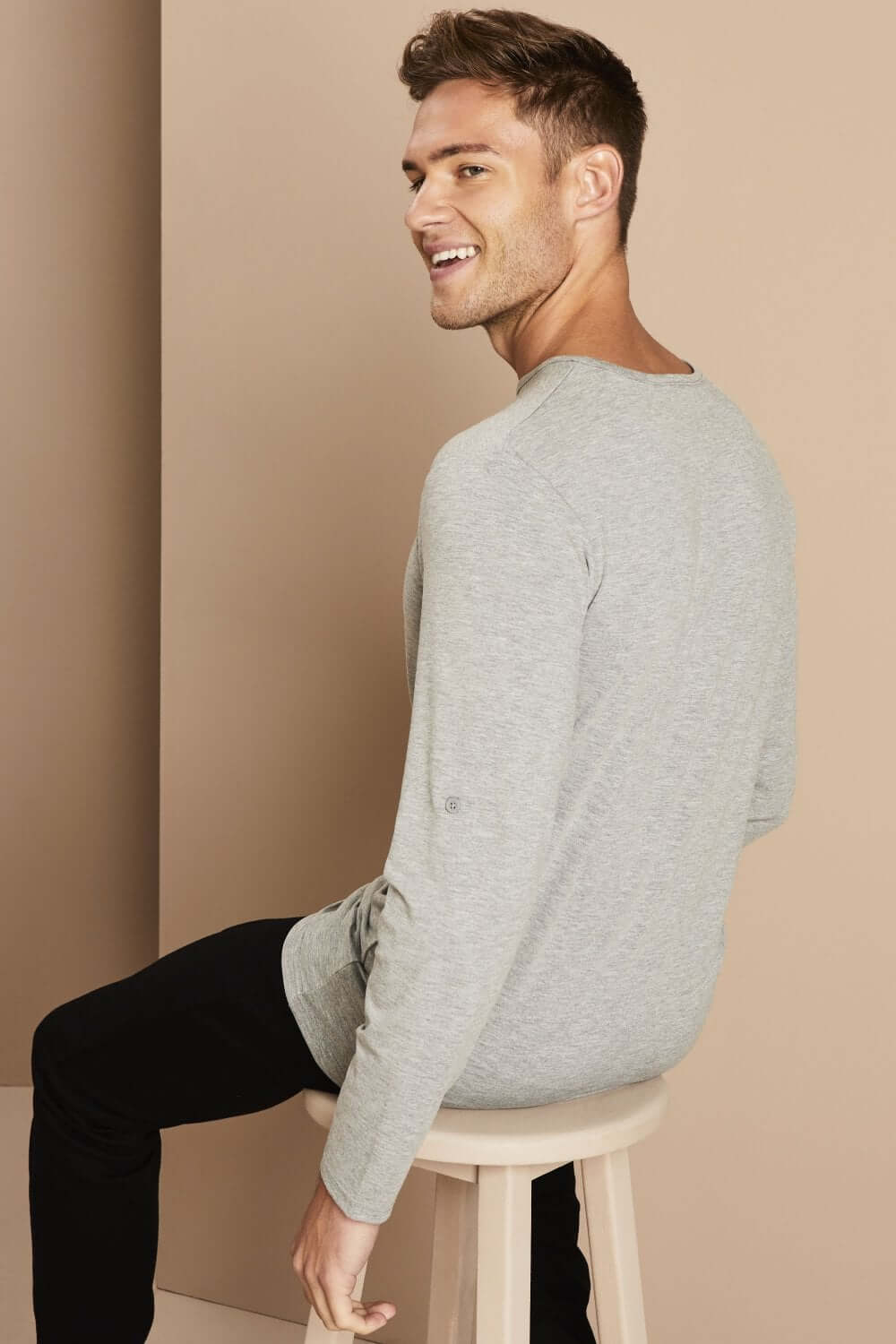 Premier roll-up varrukatega t-särk meestele - Image 5