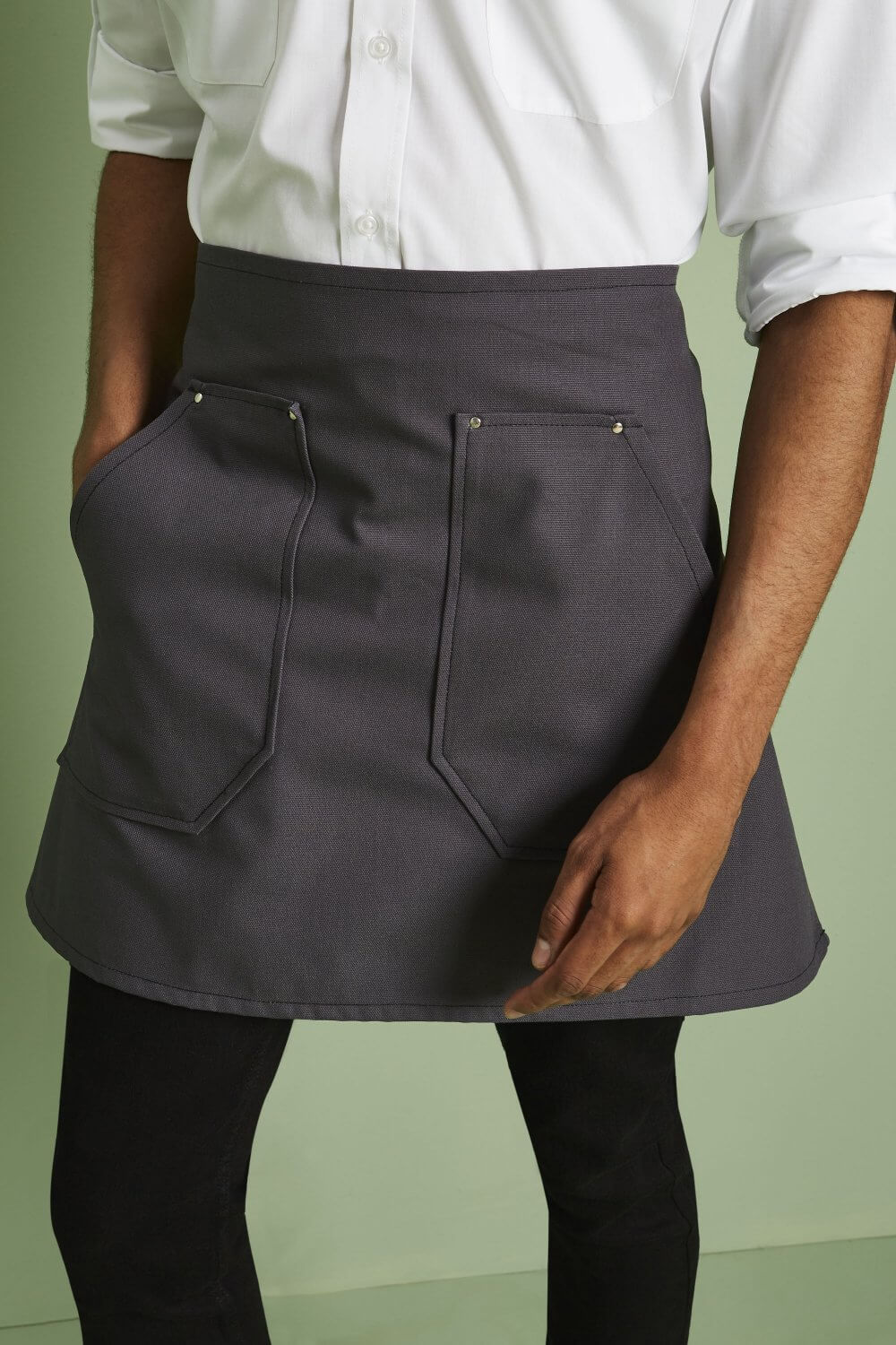 Õmmeldud taskutega lühike põll - Image 6