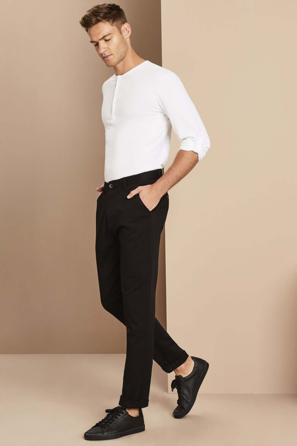 Chino stretš püksid meestele - Image 3