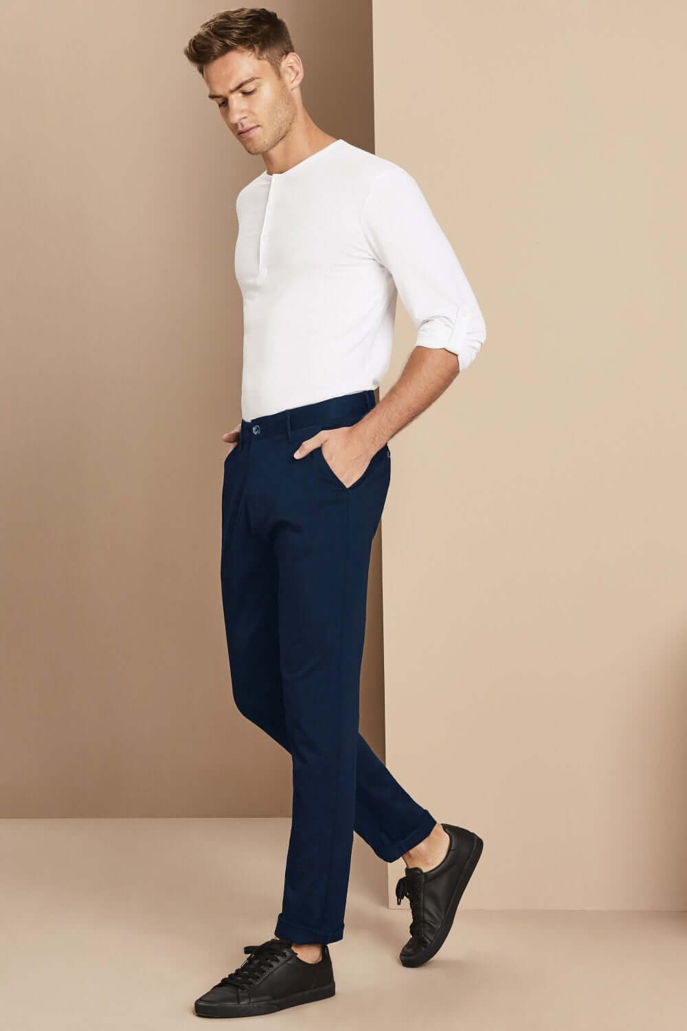 Chino stretš püksid meestele - Image 4