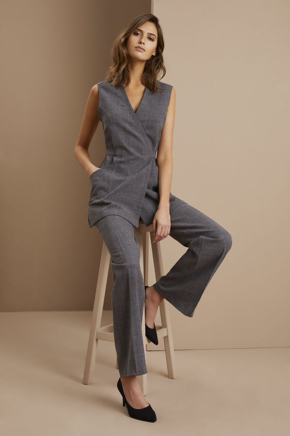 Linane wrap-tuunika naistele - Image 16